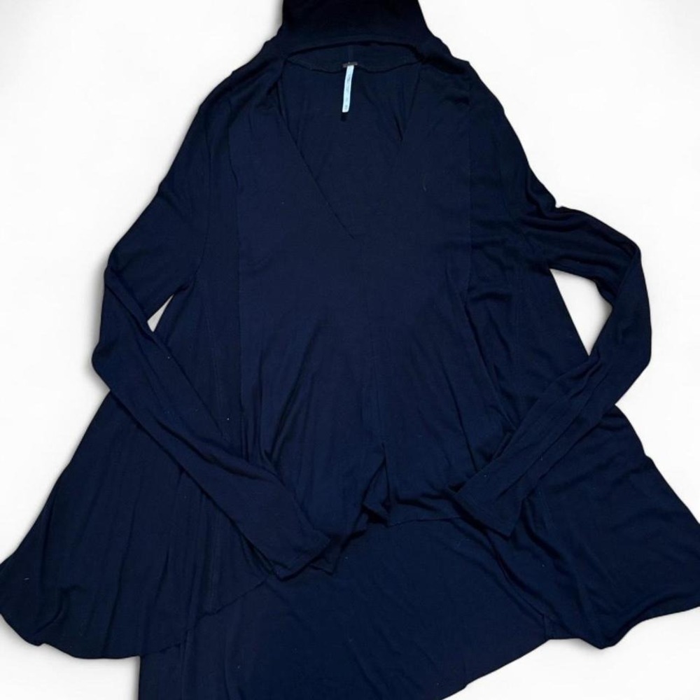 Free People Black long flowy top